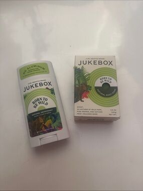 Jukebox "Born to Be Wild" Natural Deodorant & Soap Set - Green Accents